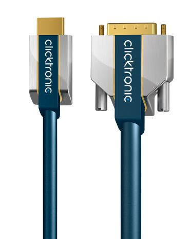 Clicktronic Advanced HDMI/DVI-Adapterkab