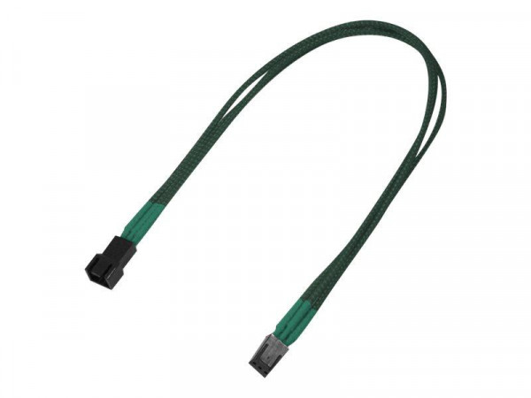 Kabel Nanoxia 3-Pin Molex Verlängerung, 30 cm, grün