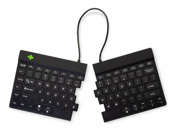 R-Go Tastatur Split Break US-Layout Bluetooth schwarz