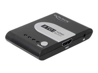 HDMI Switch Delock 3 Eingänge -> 1 Ausgang + Remote retail