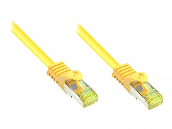 Good Connections Patchkabel m. Cat.7 Rohkabel gelb 2m