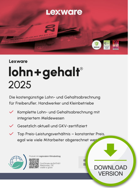 Lexware lohn+gehalt 2025 ABO Download