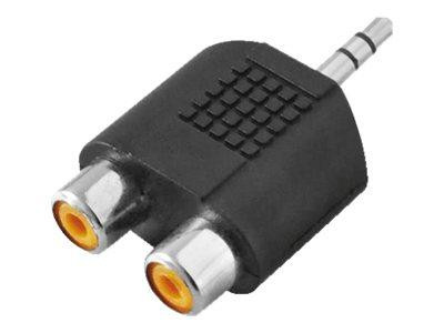 LogiLink Audio Adapter 1x Mini 3,5mm -> 2x Cinch St/Bu