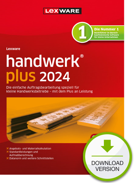 Lexware ESD handwerk plus 2024 Download Jahresversion (365T)