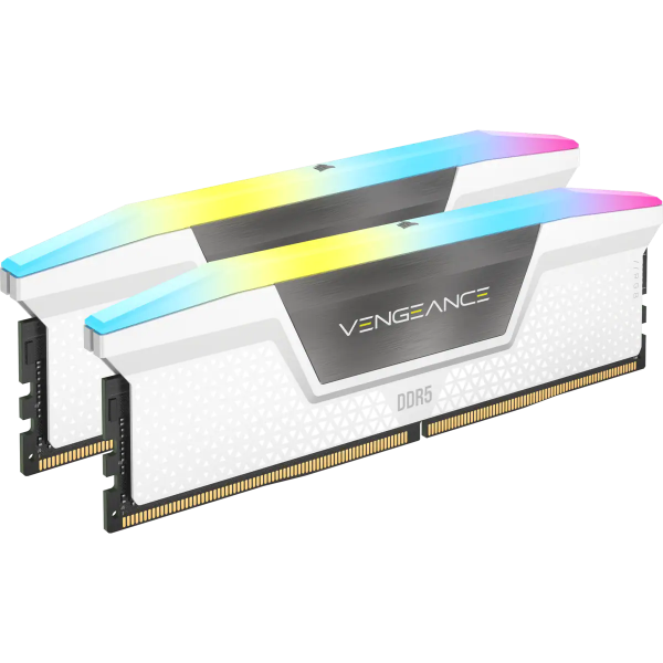 DDR5 32GB PC 6000 CL40 CORSAIR KIT (2x16GB) Vengeance RGB white