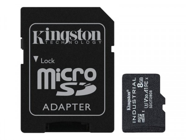 SD MicroSD Card 8GB Kingston SDHC (Class10) w.A A1