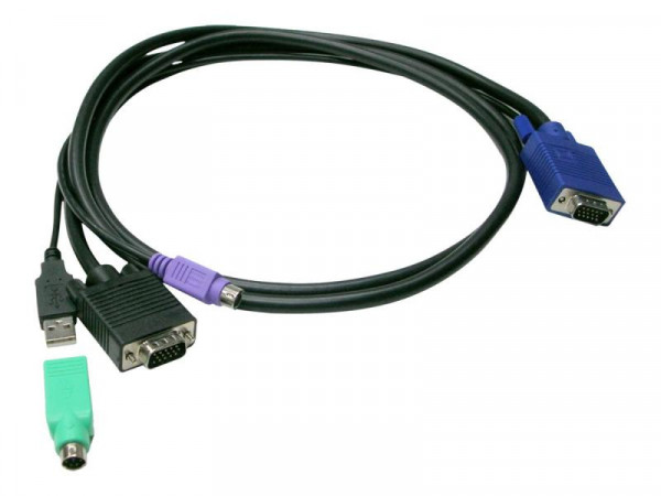 LevelOne KVM Kabel ACC-3203 USB+PS/2 5,00m