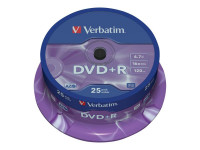 DVD+R Verbatim 4,7GB 25pcs Pack 16x Spindel azo silber DVD+R Verbatim 4,7GB 25pcs Pack 16x Spindel azo silber