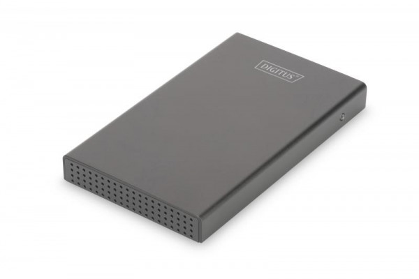 DIGITUS Externes Gehäuse 2,5" SATAIII USB3.0 SSD/HDD Alu sw