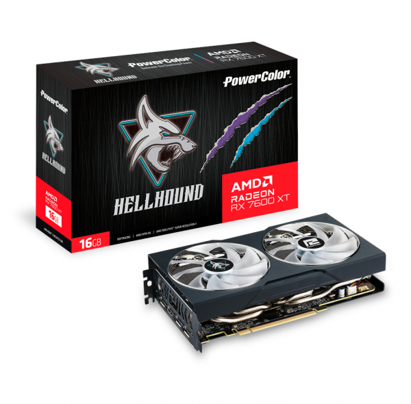 Powercolor Radeon RX7600XT Hellhound 16GB GDDR6 HDMI 3xDP