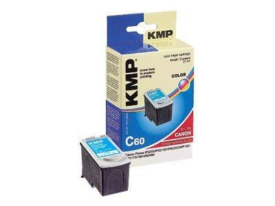 KMP C60 - 22 ml - Farbe (Cyan, Magenta, Gelb) - Tintenbehälter (Alternative zu: Canon CL-51)
