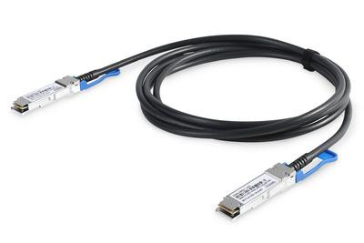 DIGITUS Kabel QSFP28 100G DAC 1.0m schwarz AWG 30