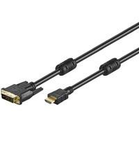 HDMI (19-pol)St/DVI -D(18+1) St, 2,0m, schwarz, Bulk