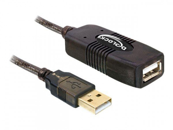 USB Verl. Delock A -> A St/Bu 15.00m aktiv sw