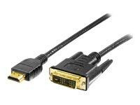 Equip HDMI-Kabel HDMI A -> DVI(18+1) St/St 2.00m sw