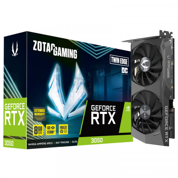 Zotac RTX3050 Twin Edge OC 8GB GDDR6 HDMI 3xDP