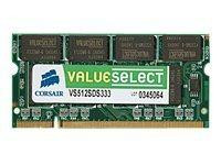 SO DDR2 1GB PC 667 CL5 CORSAIR Value Select retail