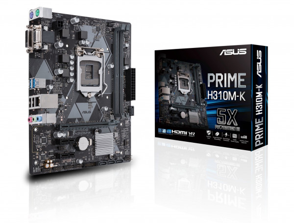 Mainboard ASUS PRIME H310M-K R2.0 (Intel,1151,DDR4,mATX)