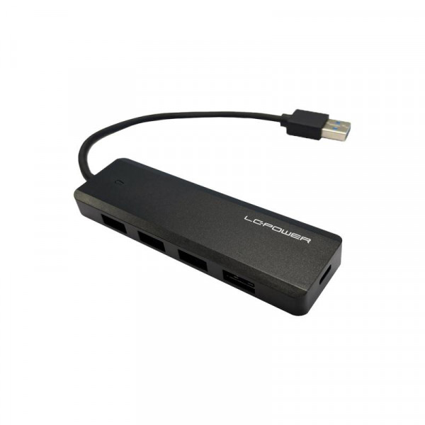 LC-Power USB-Hub 4x USB-A 3.2 + Ladefunktion