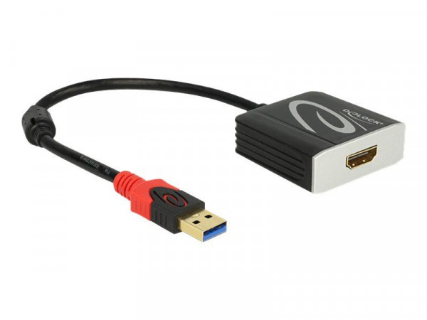 USB3.0 Kabel Delock A -> HDMI A St/Bu 0.20m schwarz