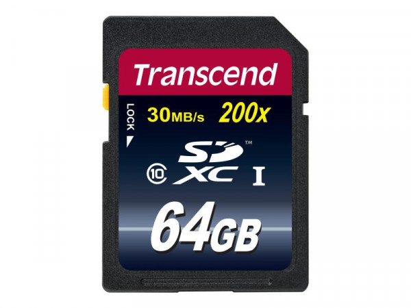 SD Card 64GB Transcend SDXC Class10