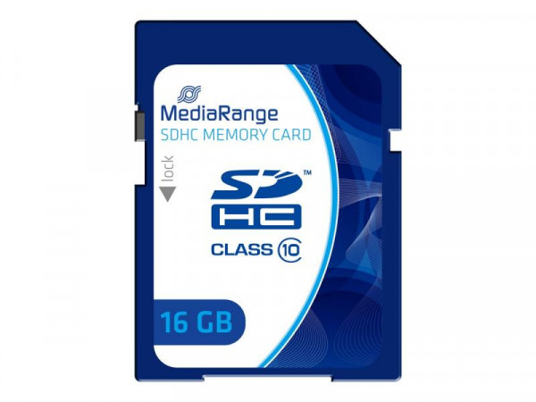 MediaRange SD Card 16GB SDHC CL.10