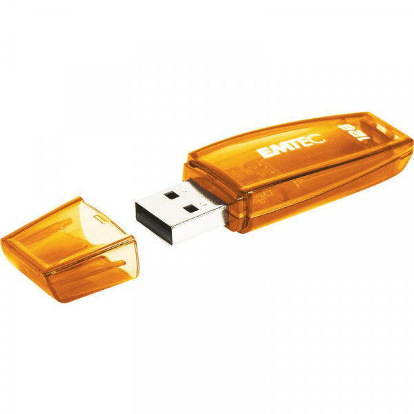 USB-Stick 128GB EMTEC C410 USB 2.0 Color Mix orange