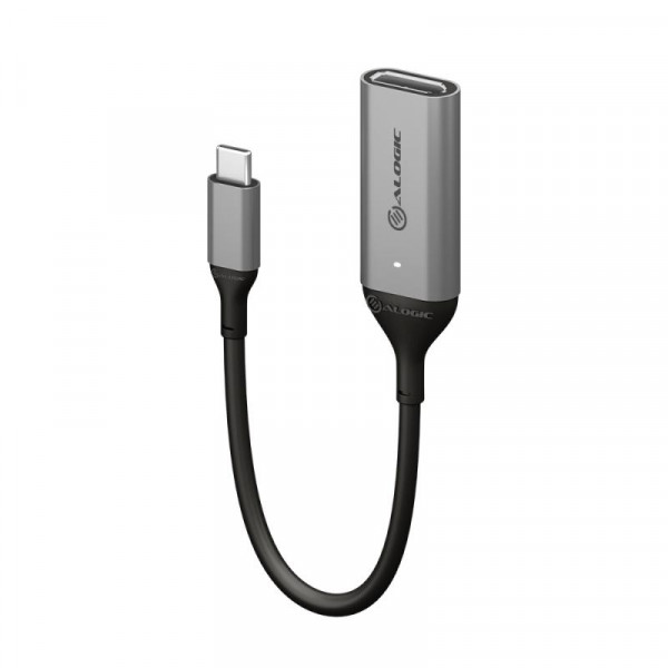 Alogic USB Adapter USB-C St. -> DP Bu. 15cm, 4K