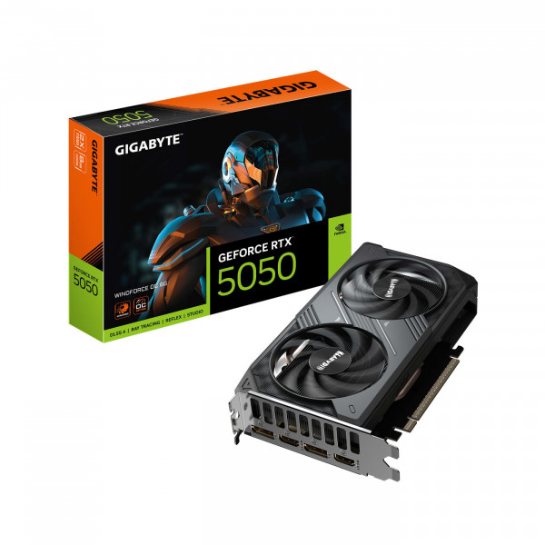 Gigabyte RTX5050 WINDFORCE OC 8G 8GB GDDR6 HDMI 2xDP