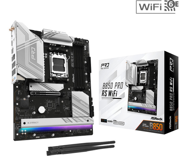 ASRock B850 Pro RS WiFi AM5 ATX HDMI/DP DDR5