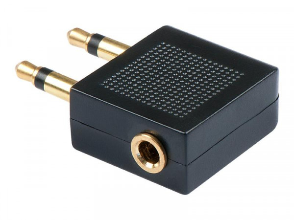 Lindy Audioadapter 2x 3.5mm/3.5mm m/f vergoldet