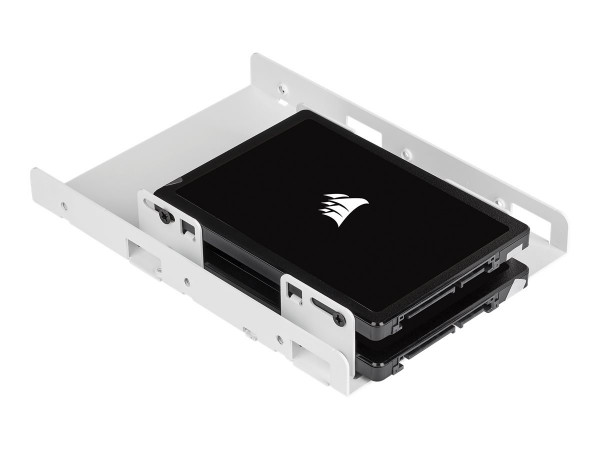 Einbaurahmen (2,5") -> (3,5") Corsair für SSD (DUAL) white