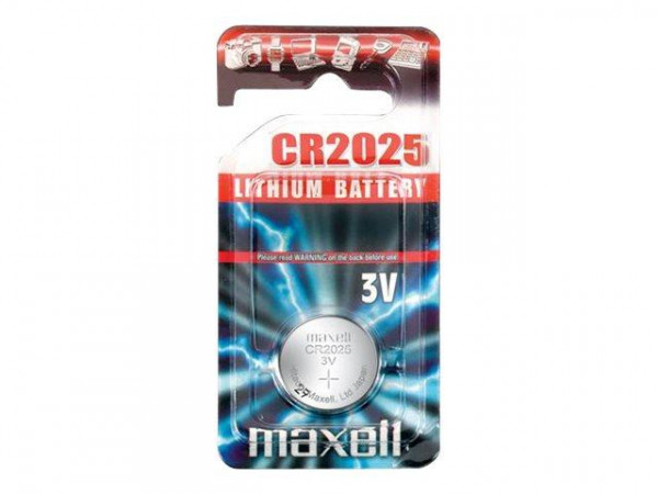 Maxell Batterie Knopfzelle CR2025 3V 170mAh Lithium 1