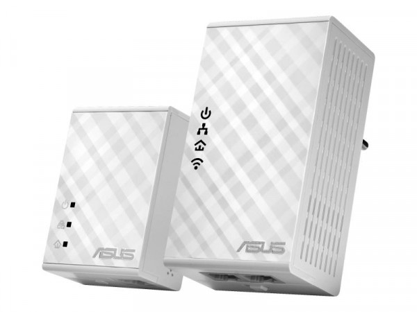 ASUS PL-N12 Kit - Bridge - 2-Port-Switch - HomePlug AV (HPAV)