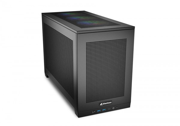 Sharkoon Gehäuse Rebel C20 RGB ITX 1xMetall schwa