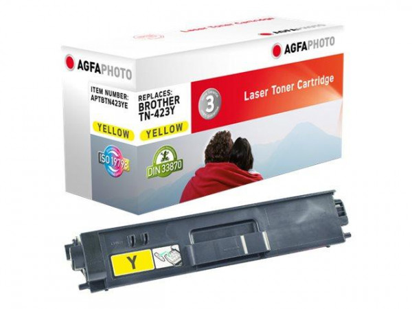 AgfaPhoto Toner APTBTN423YE ers. Brother TN-423Y YL