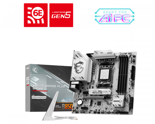 MSI B850M Gaming Plus Wifi6E (B850,AM5,mATX,DDR5)