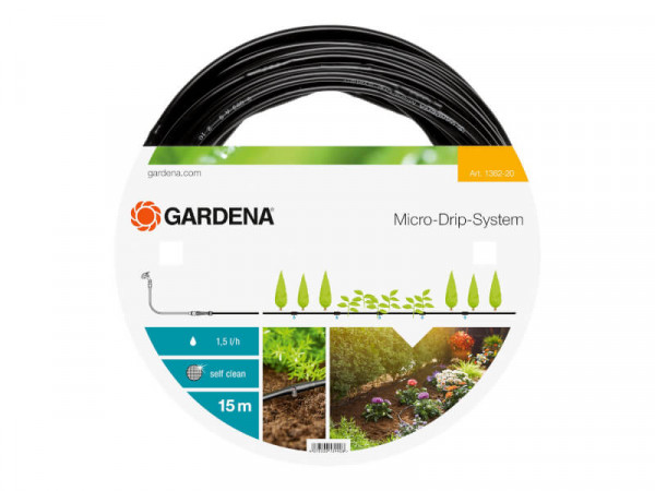 Gardena MDS Tropfrohr oberirdisch 3/16", 1,5 l/h, 15 m, o A