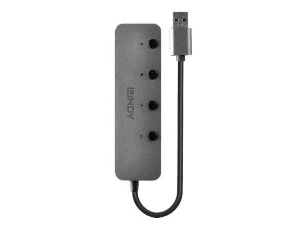 Lindy USB 3.0 Aktiv-Hub 4 Port