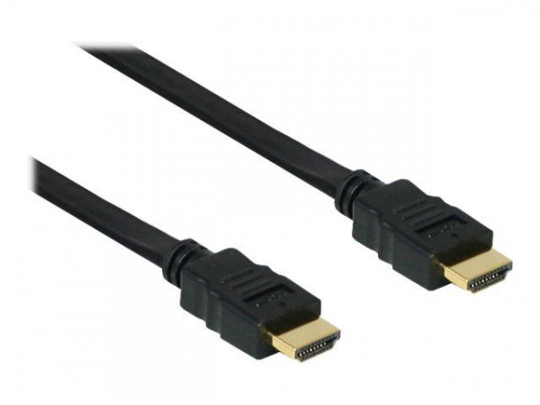 KAB 0.5m HDMI Flachkabel 19pol Stecker/Stecker