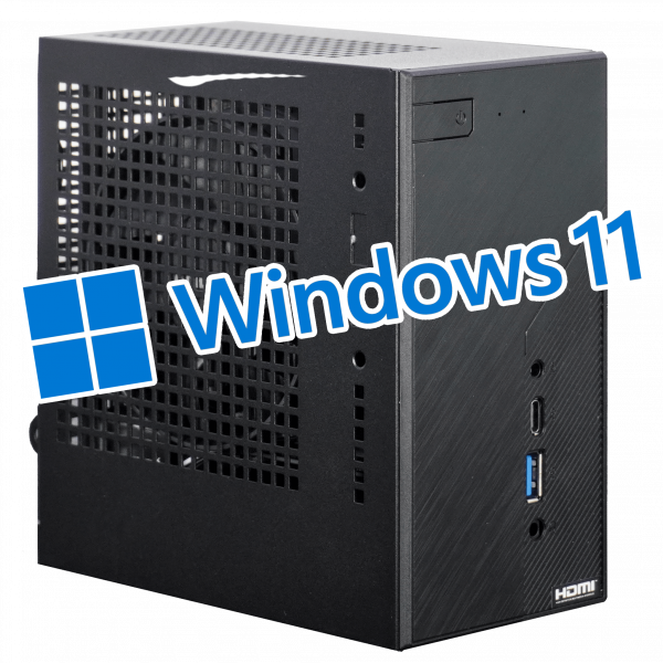 PC OfficeLine Mini: AMD Ryzen 5 7600 | 16GB | AMD Radeon Graphics | 1TB M.2 | WiFi | W11P