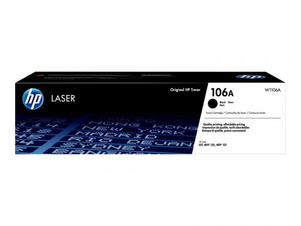 Toner HP 106A black W1106A 1000 Seiten