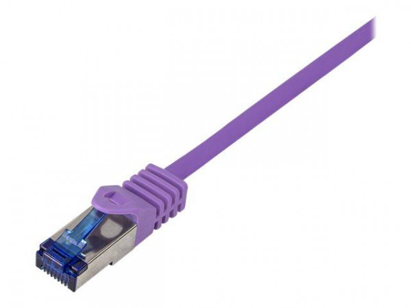 Logilink Patchkabel Ultraflex, Cat.6A, S/FTP, violett, 5 m