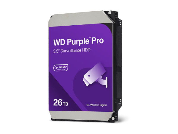 WD Purple Pro 8.9cm (3.5") 24TB SATA3 7200 512MB WD260PURP