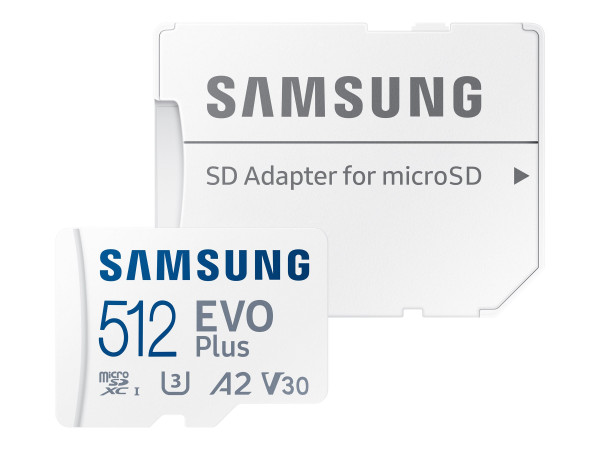 SD MicroSD Card 512GB Samsung SDXC EVO Plus (2021)(CL10)