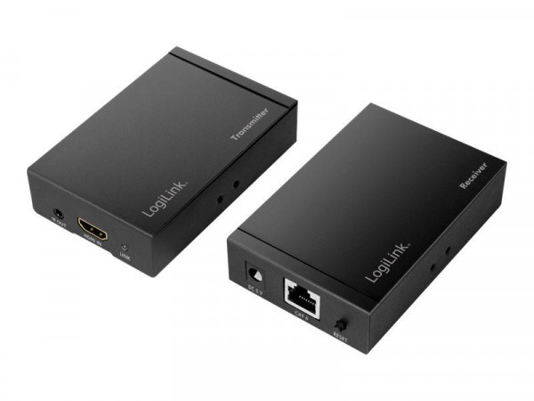 LogiLink HDMI-Extender-Set über LAN, 50m, 4K/30Hz, HDCP, IR