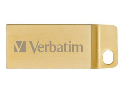 USB-Stick 64GB Verbatim 3.0 Metal Executive Gold