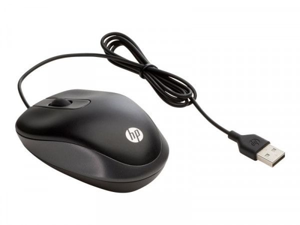 HP Maus Travel optisch 2 Tasten kabelgebunden USB