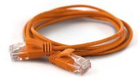 Wantec Patchkabel UTP CAT6a d=2,8mm 0,10m orange