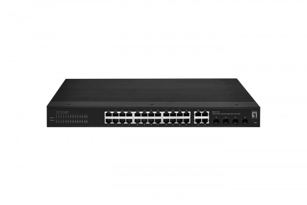 LevelOne Switch 28x GE IGS-2128 4xSFP, 24xRJ45 Ports sw